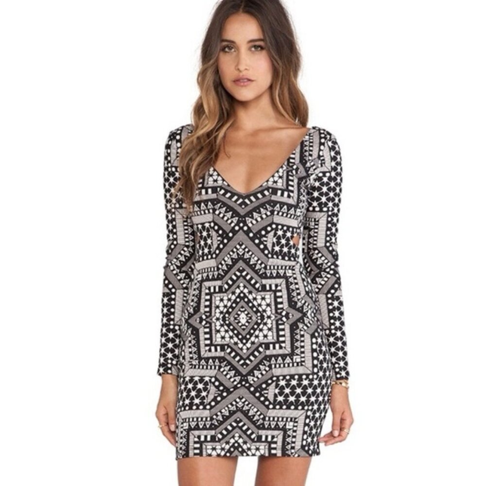 Mara Hoffman | Side Cut Out Dress Star Jacquard, Size Small - Picture 1 of 2